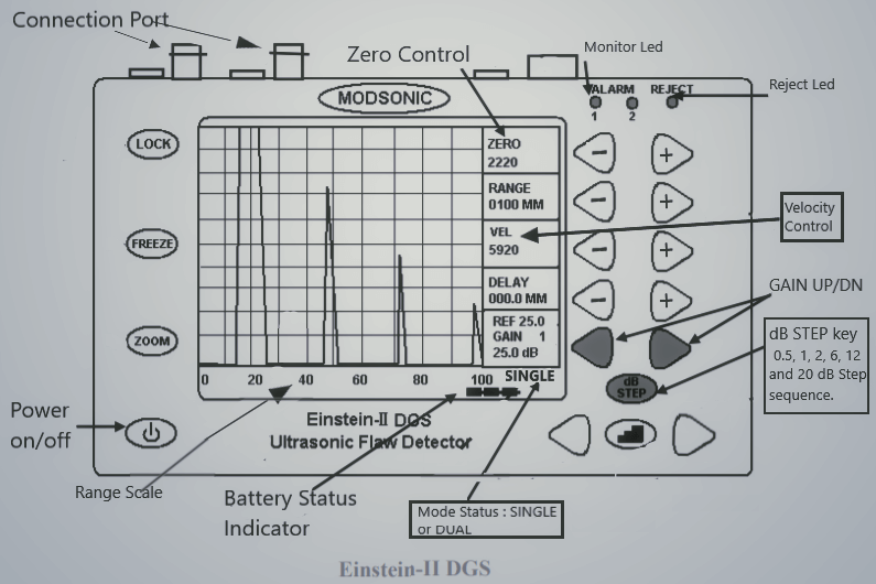  Ultrasonic Flaw Detector  Modsonic Made